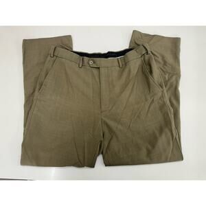 Geoffrey Beene Mens Dress Pants Size 36x29 Brown